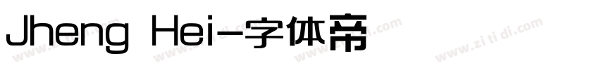 Jheng Hei字体转换